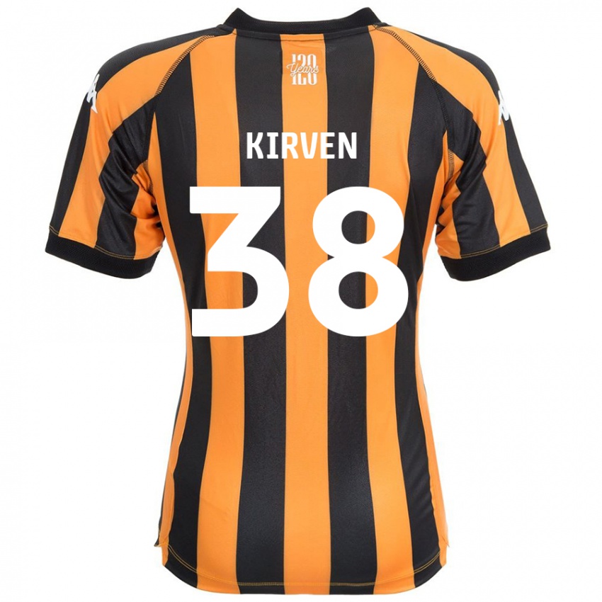 Niño Camiseta Tess Kirven #38 Negro Ámbar 1ª Equipación 2024/25 La Camisa