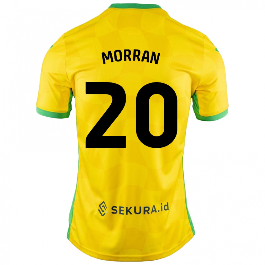 Niño Camiseta Eloise Morran #20 Amarillo Verde 1ª Equipación 2024/25 La Camisa