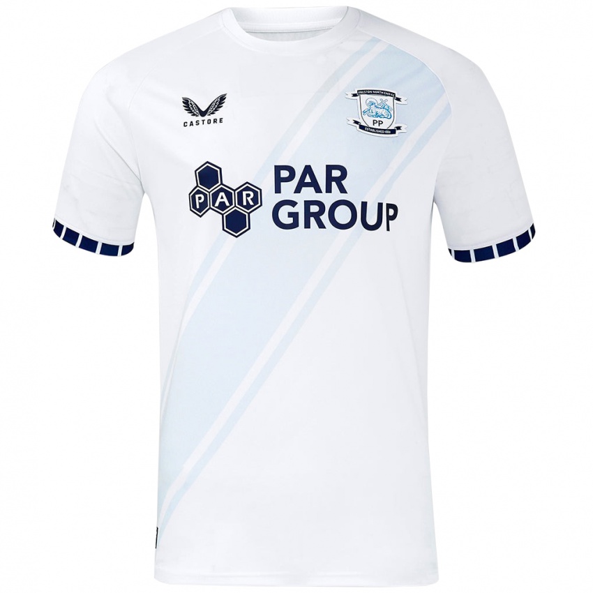 Niño Camiseta Sam Greenwood #20 Blanco 1ª Equipación 2024/25 La Camisa