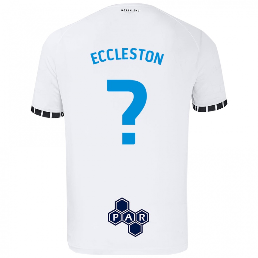 Niño Camiseta Ethan Eccleston #0 Blanco 1ª Equipación 2024/25 La Camisa