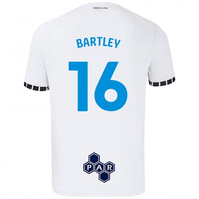 Niño Camiseta Melanie Bartley #16 Blanco 1ª Equipación 2024/25 La Camisa