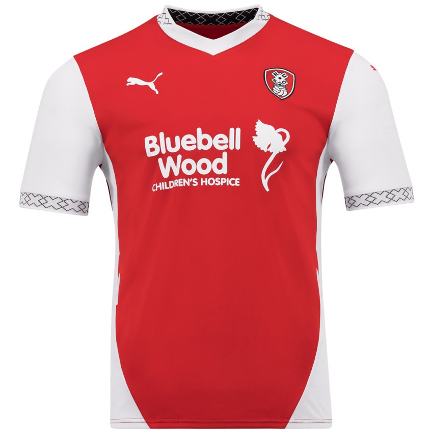 Niño Camiseta Cohen Bramall #3 Rojo Blanco 1ª Equipación 2024/25 La Camisa