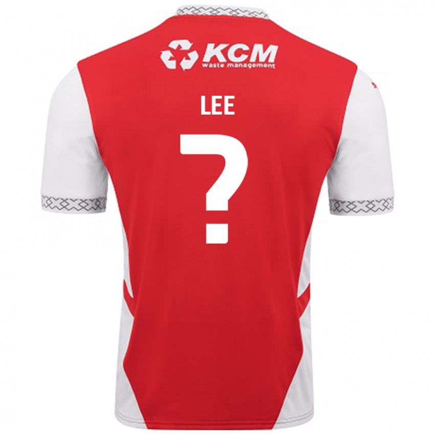 Niño Camiseta Cohen Lee #0 Rojo Blanco 1ª Equipación 2024/25 La Camisa