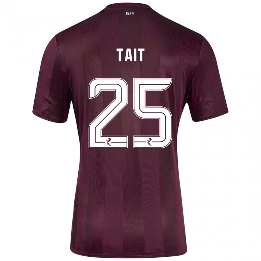 Niño Camiseta Macaulay Tait #25 Borgoña 1ª Equipación 2024/25 La Camisa