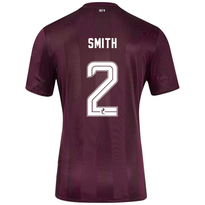 Niño Camiseta Lucas Smith #2 Borgoña 1ª Equipación 2024/25 La Camisa