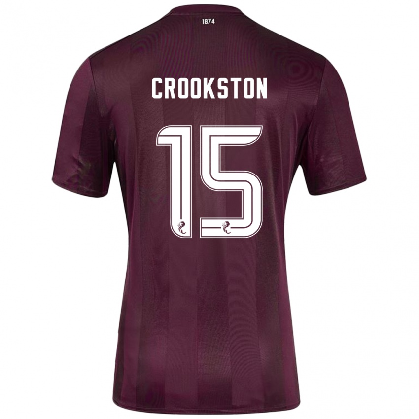 Niño Camiseta Gregor Crookston #15 Borgoña 1ª Equipación 2024/25 La Camisa