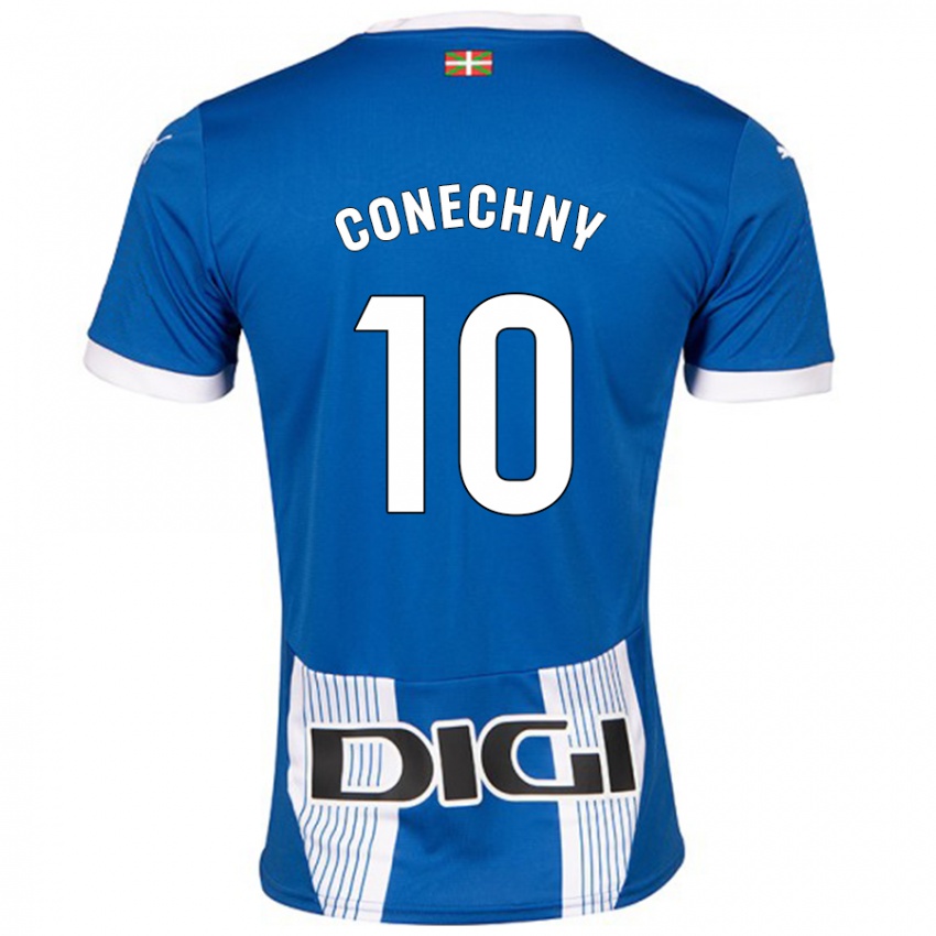 Niño Camiseta Tomás Conechny #10 Azul 1ª Equipación 2024/25 La Camisa