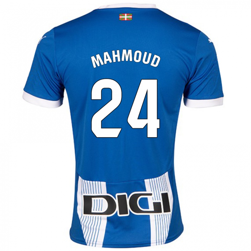 Niño Camiseta Abdallahi Mahmoud #24 Azul 1ª Equipación 2024/25 La Camisa