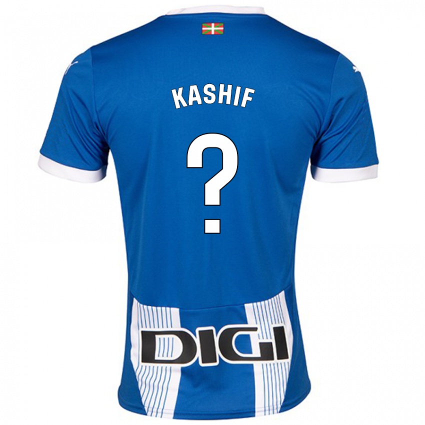 Niño Camiseta Sami Kashif #0 Azul 1ª Equipación 2024/25 La Camisa