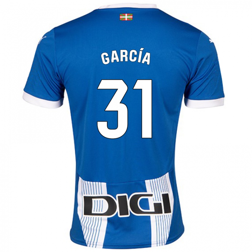 Niño Camiseta Gaizka García #31 Azul 1ª Equipación 2024/25 La Camisa