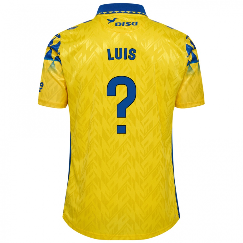 Niño Camiseta Ryan Luis #0 Amarillo Azul 1ª Equipación 2024/25 La Camisa