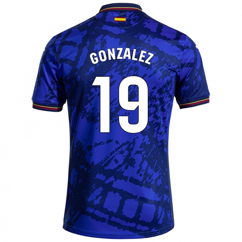 Niño Camiseta Peter Gonzalez #19 Azul Más Oscuro 1ª Equipación 2024/25 La Camisa