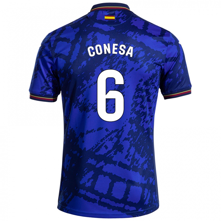 Niño Camiseta Nico Conesa #6 Azul Más Oscuro 1ª Equipación 2024/25 La Camisa