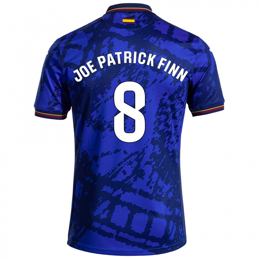 Niño Camiseta John Joe Patrick Finn #8 Azul Más Oscuro 1ª Equipación 2024/25 La Camisa