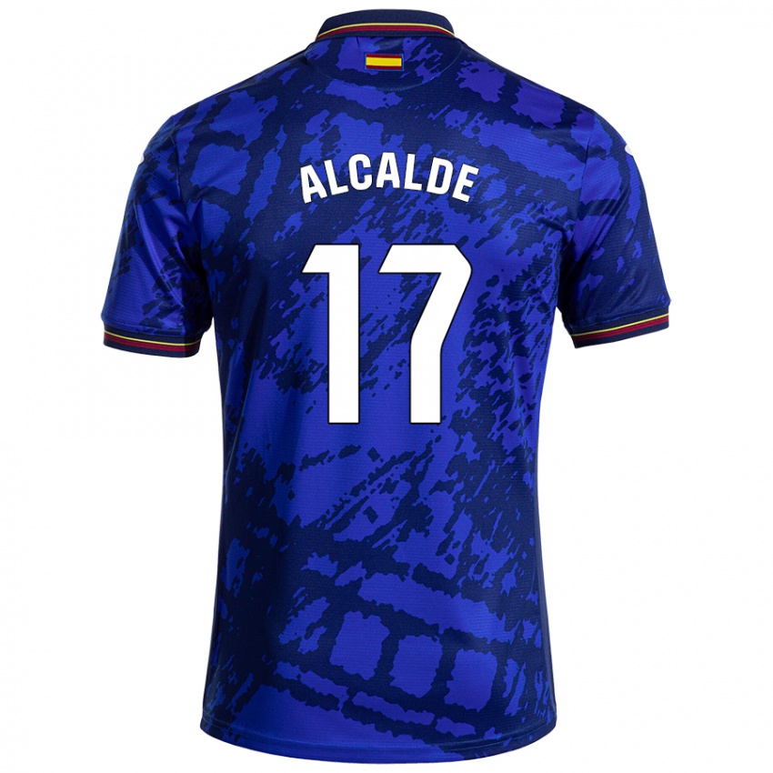 Niño Camiseta Jacobo Alcalde #17 Azul Más Oscuro 1ª Equipación 2024/25 La Camisa