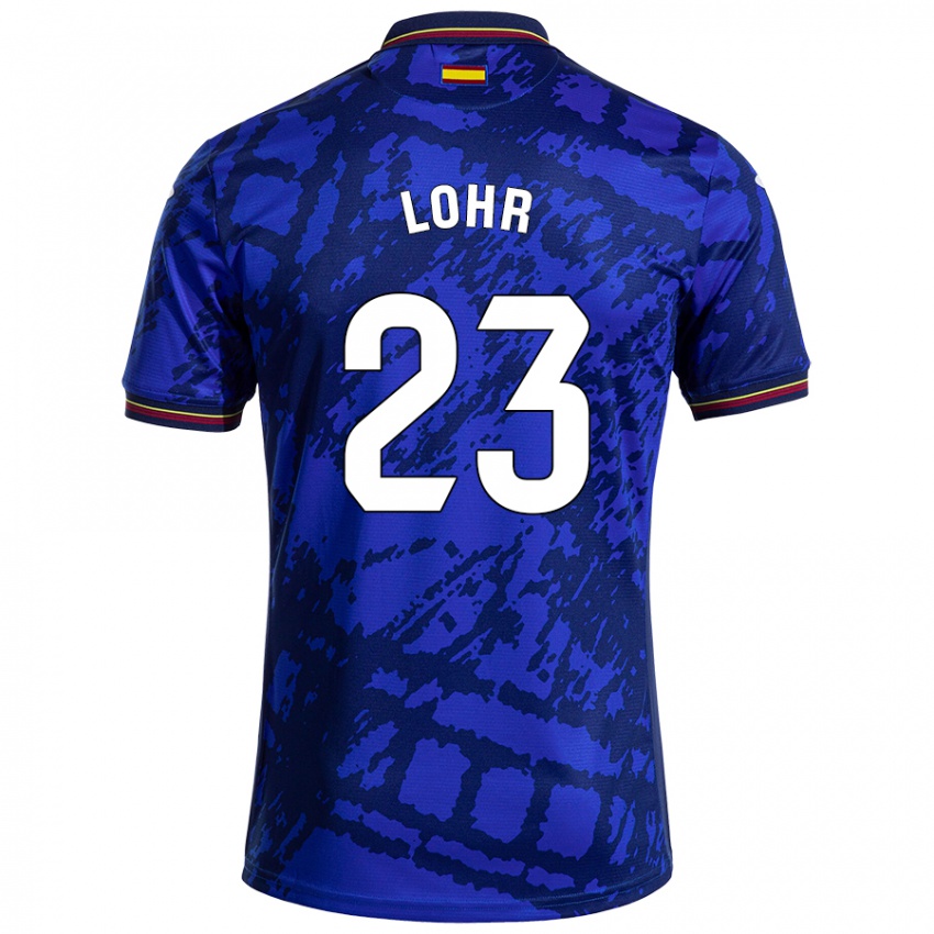 Niño Camiseta Luca Lohr #23 Azul Más Oscuro 1ª Equipación 2024/25 La Camisa