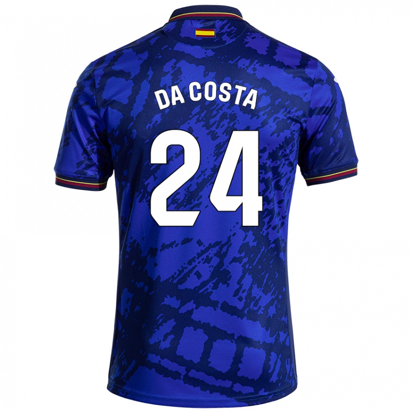 Niño Camiseta Coba Da Costa #24 Azul Más Oscuro 1ª Equipación 2024/25 La Camisa