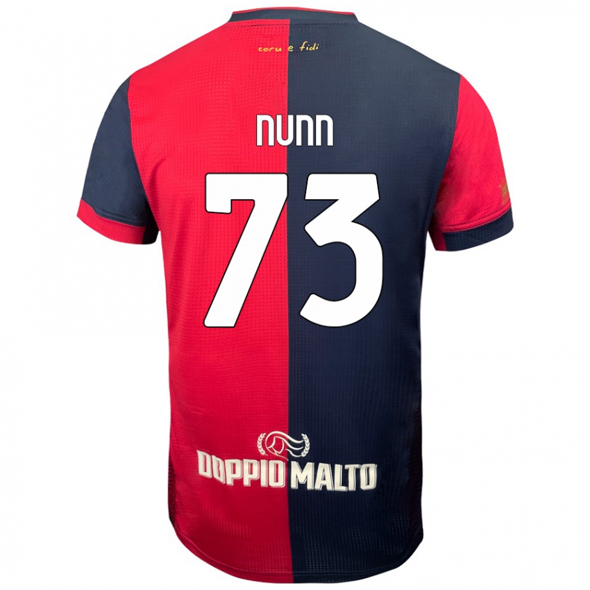 Niño Camiseta Jack Nunn #73 Rojo Azul Más Oscuro 1ª Equipación 2024/25 La Camisa