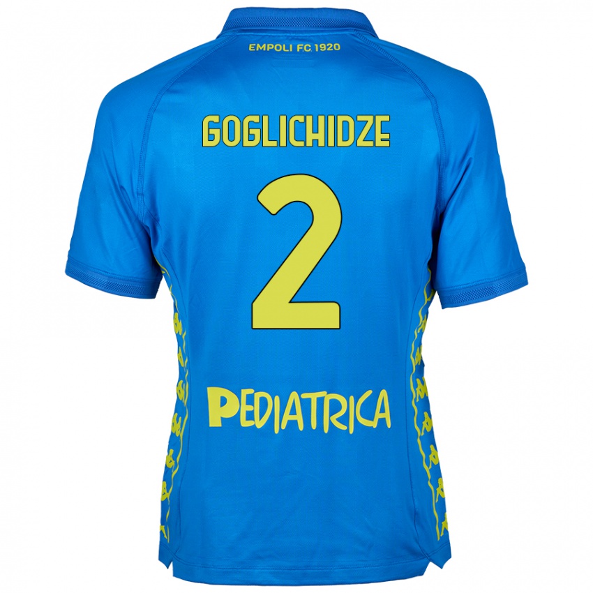 Niño Camiseta Saba Goglichidze #2 Azul 1ª Equipación 2024/25 La Camisa