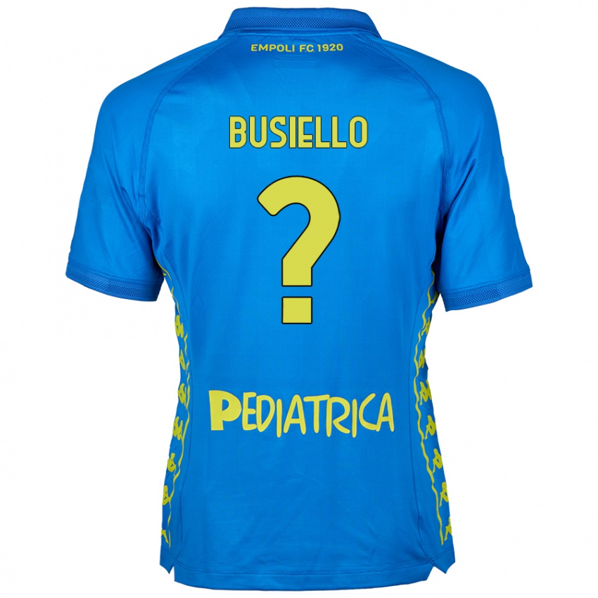 Niño Camiseta Danilo Busiello #0 Azul 1ª Equipación 2024/25 La Camisa