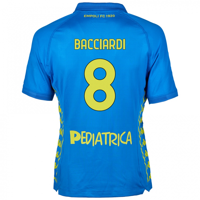 Niño Camiseta Andrea Bacciardi #8 Azul 1ª Equipación 2024/25 La Camisa