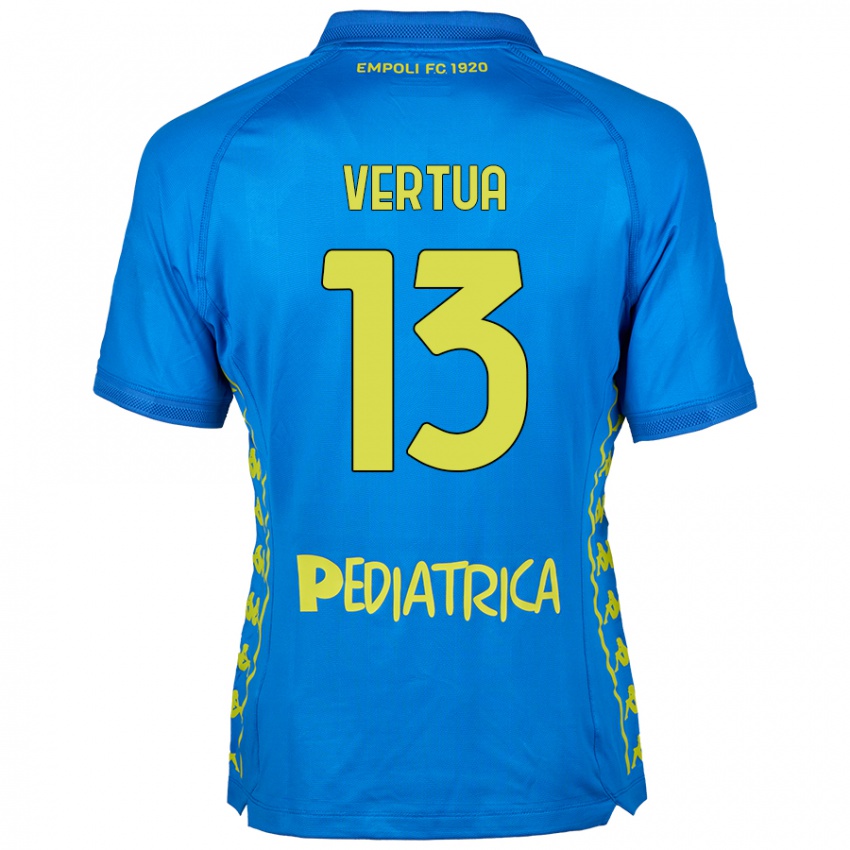 Niño Camiseta Filippo Vertua #13 Azul 1ª Equipación 2024/25 La Camisa