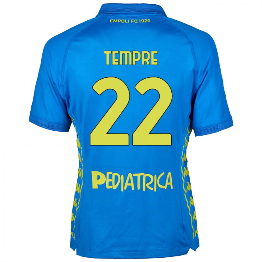 Niño Camiseta Michele Tempre #22 Azul 1ª Equipación 2024/25 La Camisa