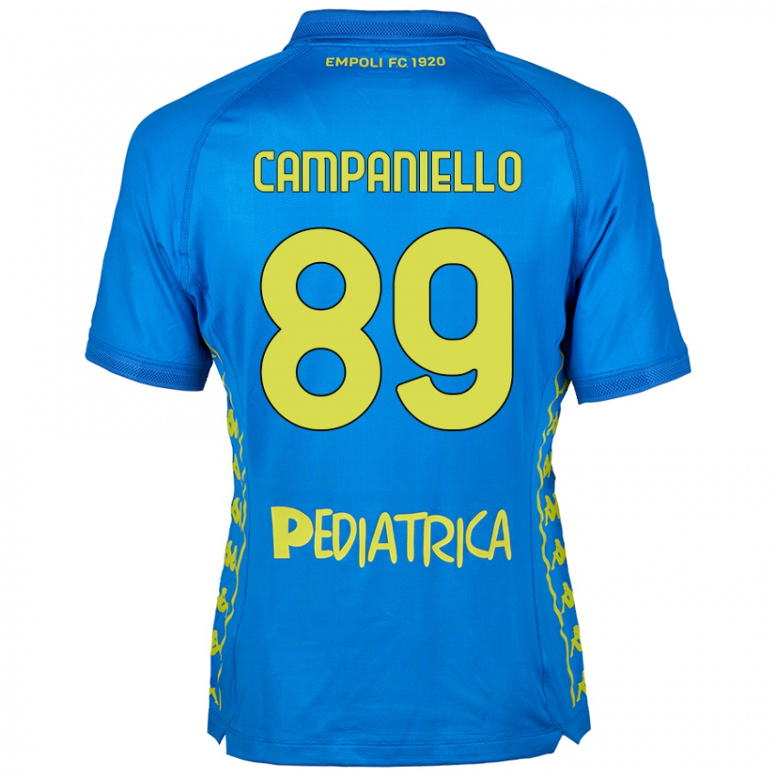 Niño Camiseta Thomas Campaniello #89 Azul 1ª Equipación 2024/25 La Camisa