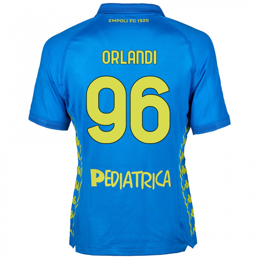 Niño Camiseta Andrea Orlandi #96 Azul 1ª Equipación 2024/25 La Camisa