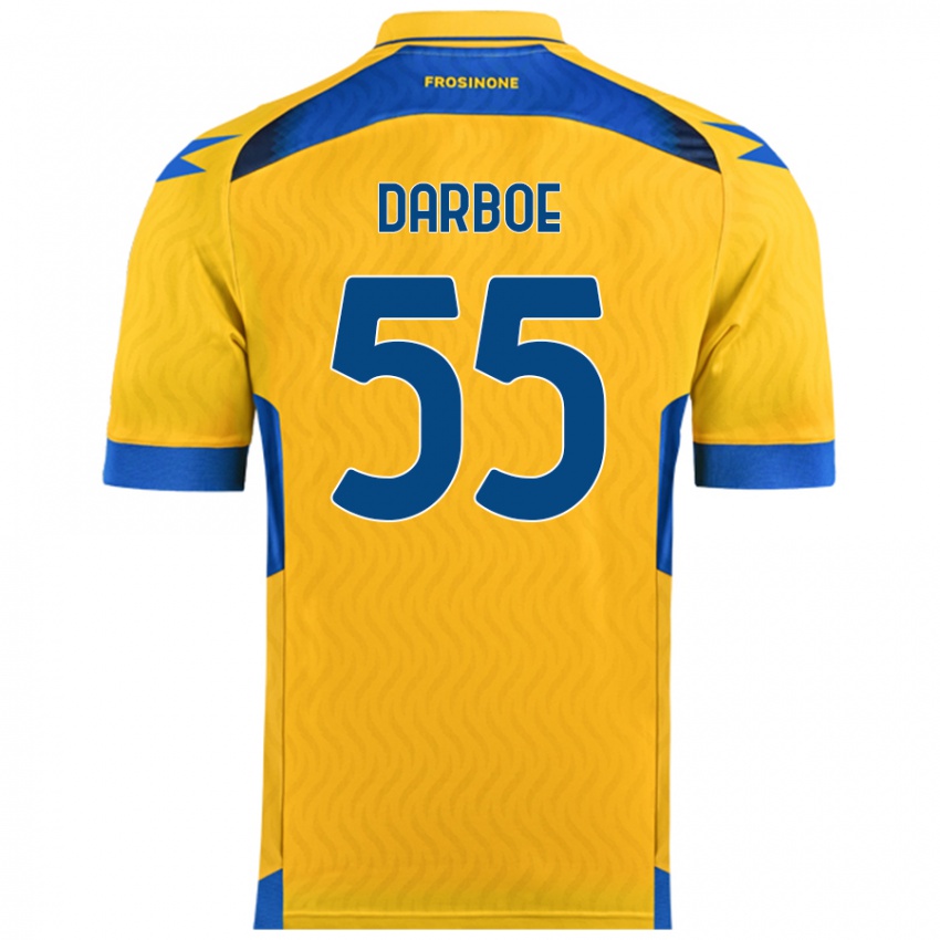 Niño Camiseta Ebrima Darboe #55 Amarillo 1ª Equipación 2024/25 La Camisa