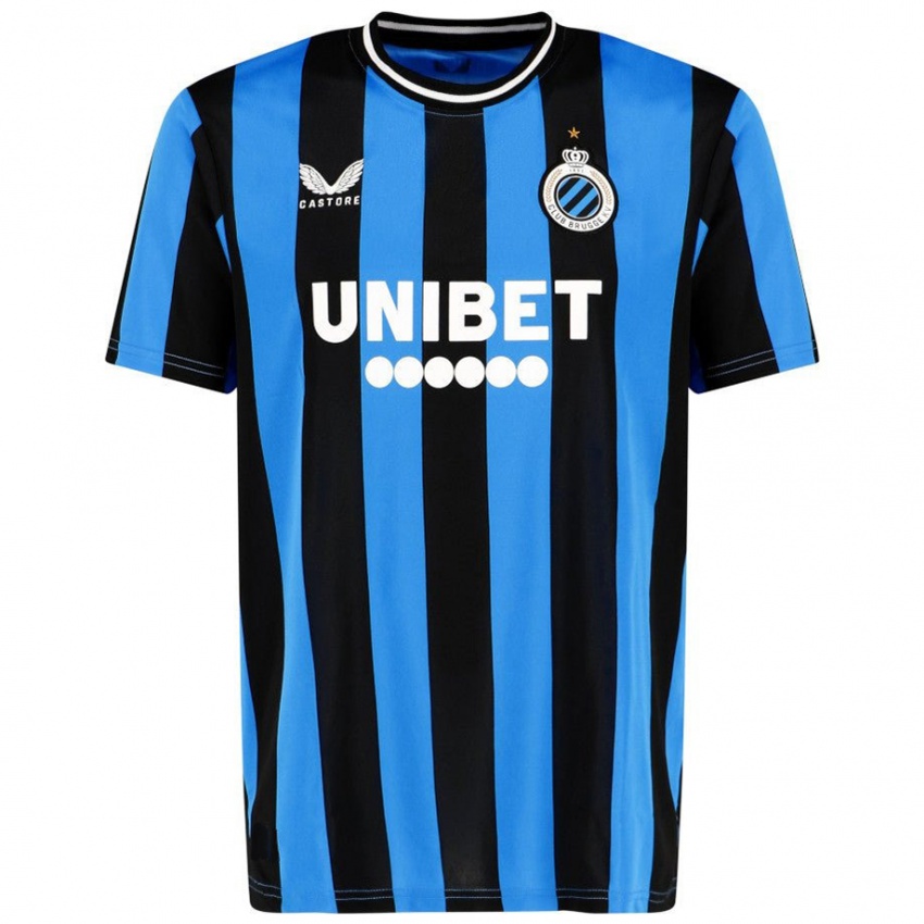 Niño Camiseta Joel Ordóñez #4 Azul Cielo Negro 1ª Equipación 2024/25 La Camisa