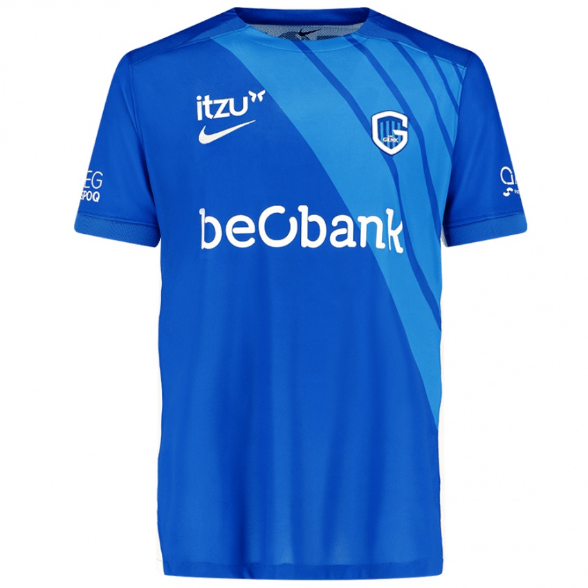 Niño Camiseta Bilal El Khannouss #10 Azul 1ª Equipación 2024/25 La Camisa