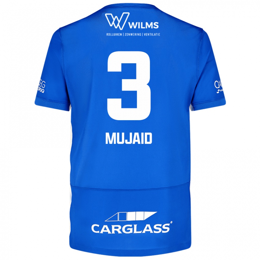 Niño Camiseta Mujaid Sadick #3 Azul 1ª Equipación 2024/25 La Camisa