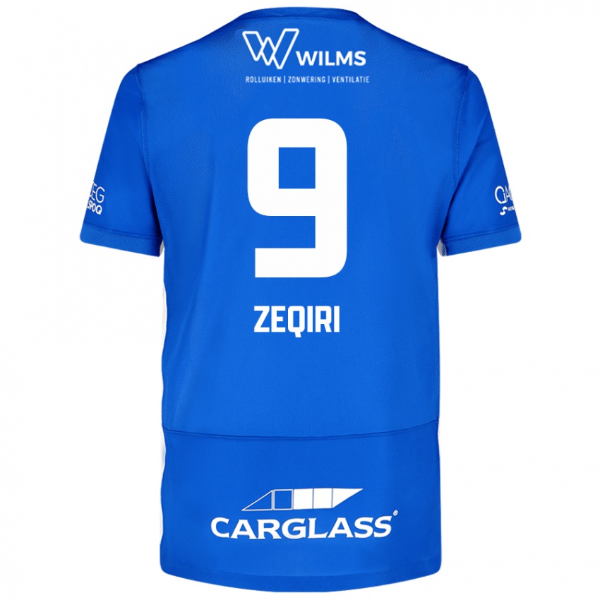 Niño Camiseta Andi Zeqiri #9 Azul 1ª Equipación 2024/25 La Camisa