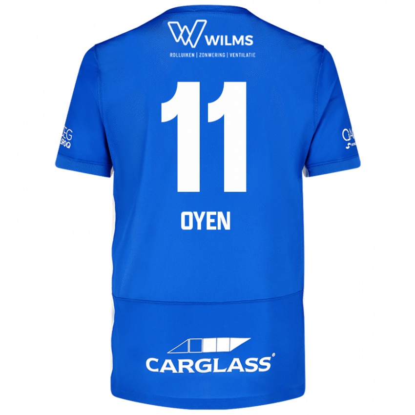 Niño Camiseta Luca Oyen #11 Azul 1ª Equipación 2024/25 La Camisa