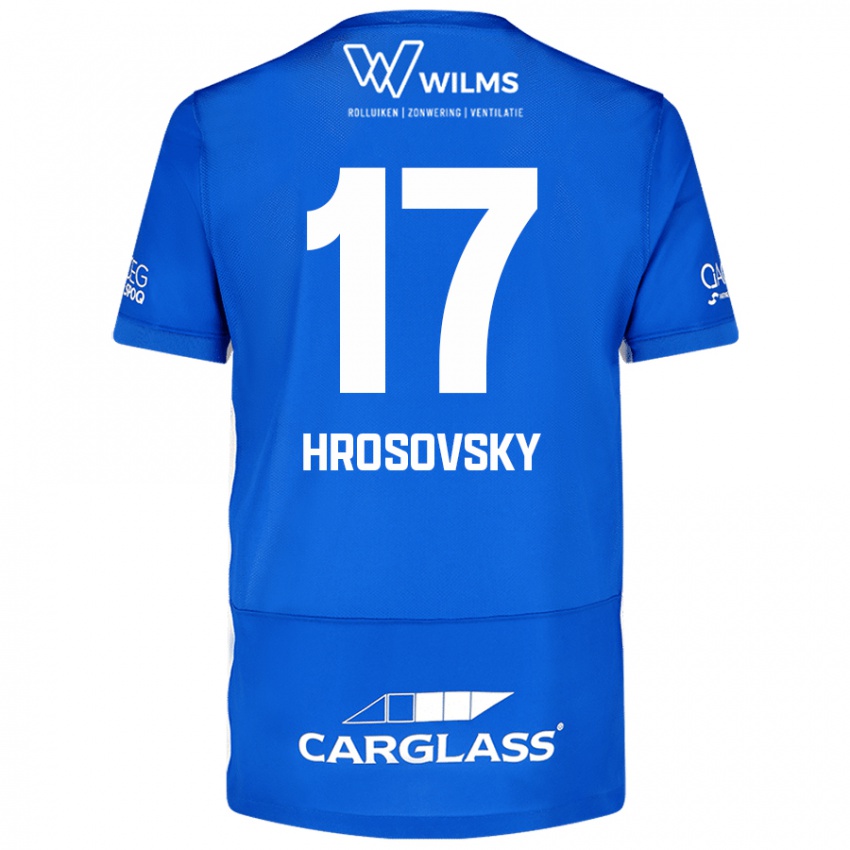 Niño Camiseta Patrik Hrosovsky #17 Azul 1ª Equipación 2024/25 La Camisa