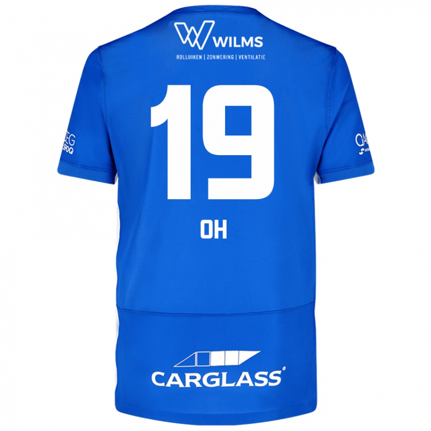 Niño Camiseta Hyeon-Gyu Oh #19 Azul 1ª Equipación 2024/25 La Camisa