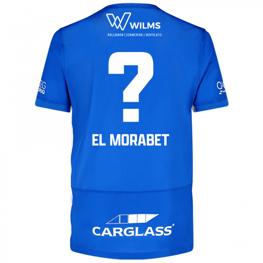 Niño Camiseta Sami El Morabet #0 Azul 1ª Equipación 2024/25 La Camisa