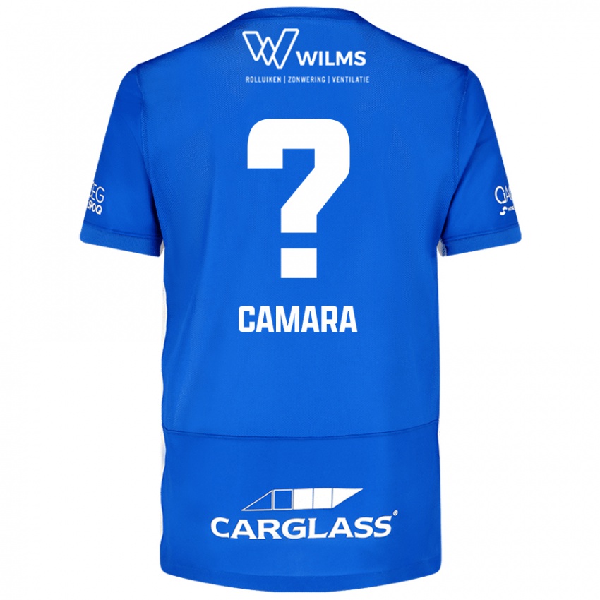 Niño Camiseta Ali Camara #0 Azul 1ª Equipación 2024/25 La Camisa