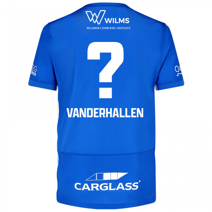 Niño Camiseta Yari Vanderhallen #0 Azul 1ª Equipación 2024/25 La Camisa