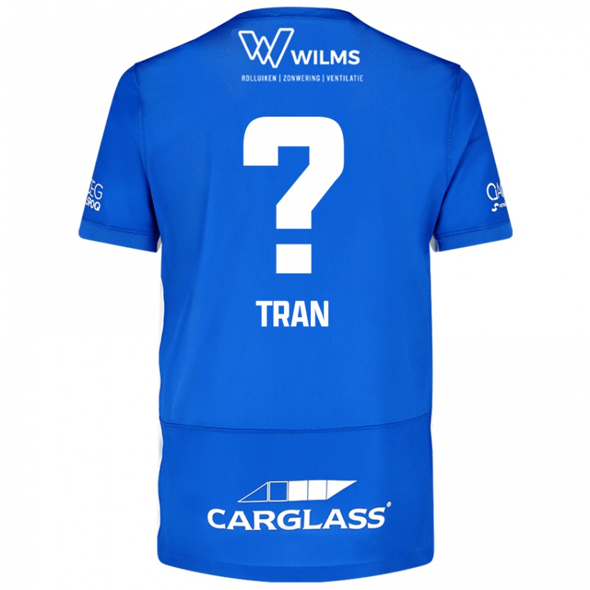 Niño Camiseta Lenn-Minh Tran #0 Azul 1ª Equipación 2024/25 La Camisa