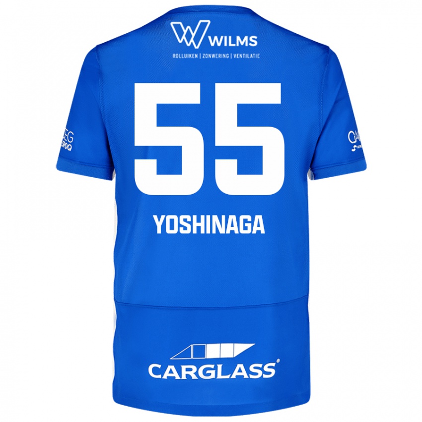 Niño Camiseta Yumeki Yoshinaga #55 Azul 1ª Equipación 2024/25 La Camisa