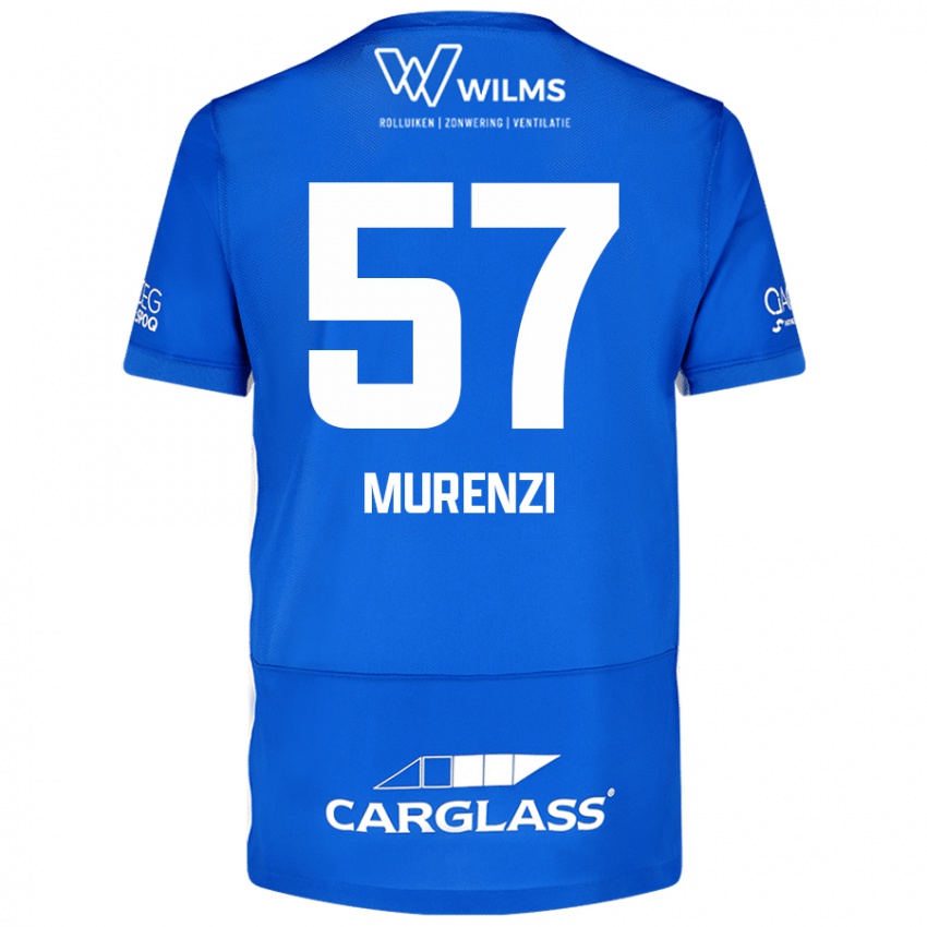 Niño Camiseta Aaron Murenzi #57 Azul 1ª Equipación 2024/25 La Camisa