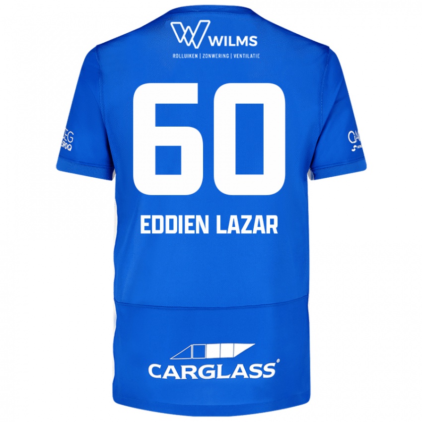 Niño Camiseta Saif Eddien Lazar #60 Azul 1ª Equipación 2024/25 La Camisa