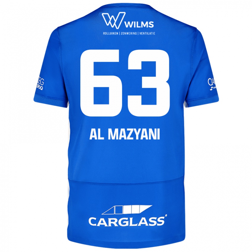 Niño Camiseta Faissal Al Mazyani #63 Azul 1ª Equipación 2024/25 La Camisa