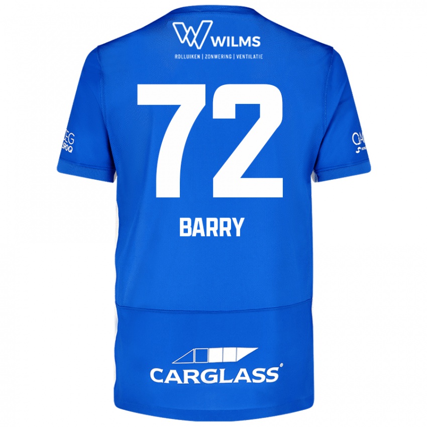 Niño Camiseta Alpha Barry #72 Azul 1ª Equipación 2024/25 La Camisa