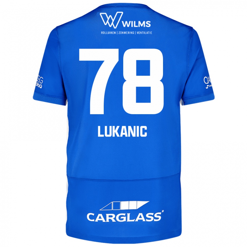 Niño Camiseta Luka Lukanic #78 Azul 1ª Equipación 2024/25 La Camisa