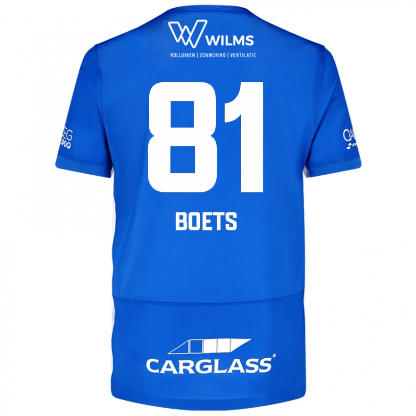 Niño Camiseta Keo Boets #81 Azul 1ª Equipación 2024/25 La Camisa