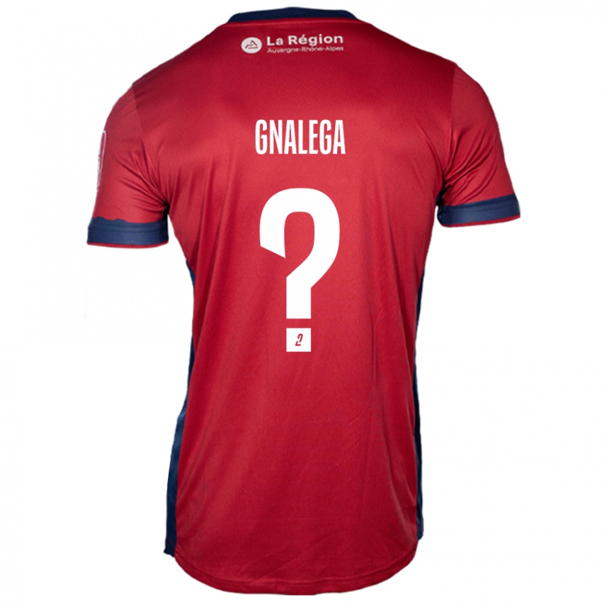 Niño Camiseta Fred Gnalega #0 Borgoña Claro 1ª Equipación 2024/25 La Camisa