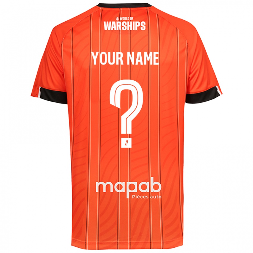 Niño Camiseta Su Nombre #0 Naranja 1ª Equipación 2024/25 La Camisa